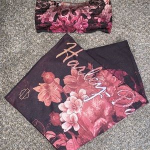 Harley Davidson bandana and neck/ face sleeve